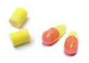 Foam earplugs as bought in pharmacists and cheap airport outlets